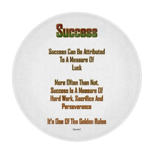 Succes Snijplank (Voorkant)