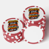 Succes Strijder Citaat Poker Chips (Opstapeling)