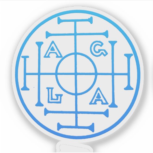 Succes symbool, antiek heidense symbool, spreuk go sticker (Voorkant)