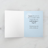 Succes Terug naar School Custom Name Funny Kaart (Binnen)