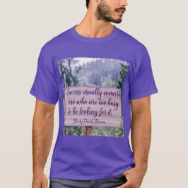 Succes Thoreau Quote T-shirt