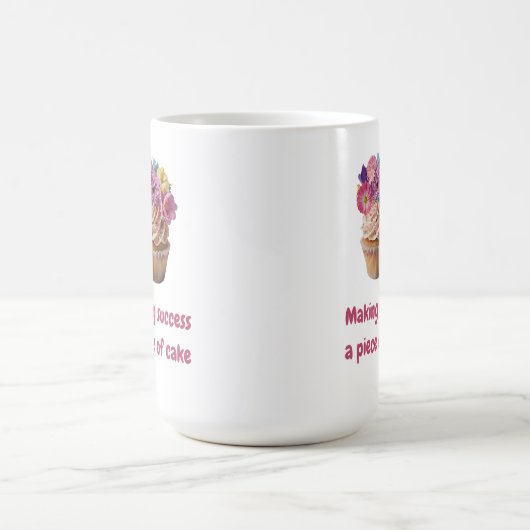 Succes tot een fluitje van een cent maken magische mok (Midden)