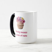 Succes tot een fluitje van een cent maken magische mok (Voorkant links)