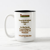 Succes Tweekleurige Koffiemok (Links)