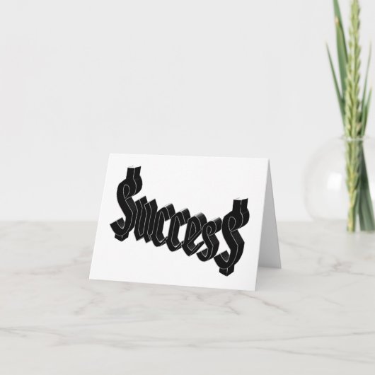 Succes = $ucces$ kaart (Voorkant)