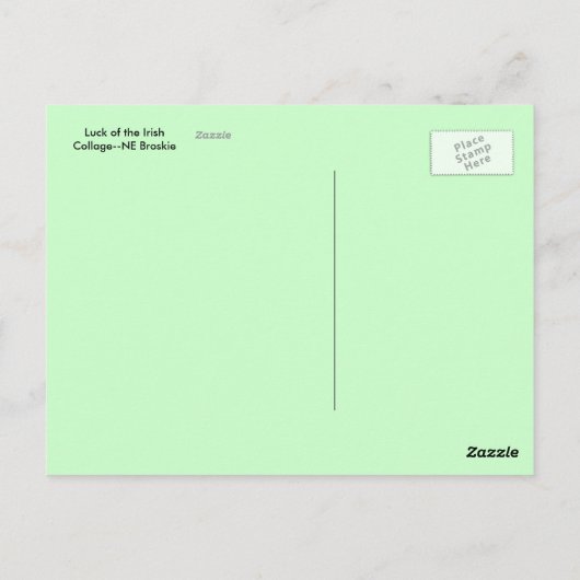 Succes van de Ieren Briefkaart (Achterkant)