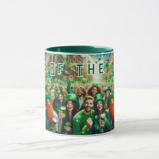 Succes van het Ierse feest Mok (Midden)