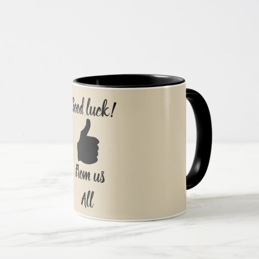 Succes van ons allemaal mok (Voorkant rechts)