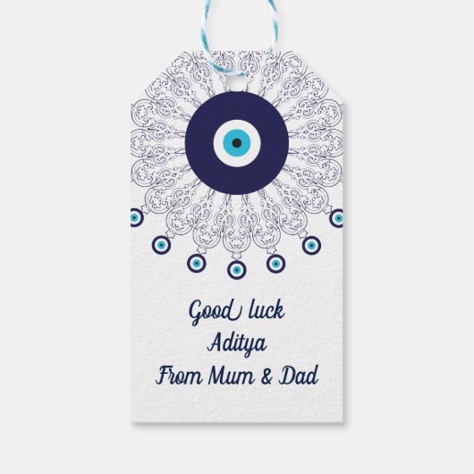 Succes Veilige reis verhuizen naar het buitenland  Cadeaulabel (Achterkant)