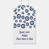 Succes Veilige reis verhuizen naar het buitenland  Cadeaulabel (Achterkant)