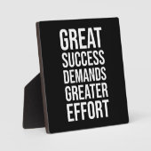 Succes vereist inspanning - Gym, drukte, succes Fotoplaat (Voorkant)