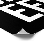 Succes vereist inspanning - Gym, drukte, succes Poster (Hoek)