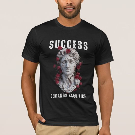 Succes vereist offers t-shirt (Voorkant)