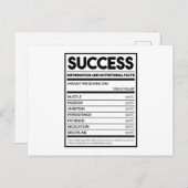 Succes voedingsfactoren briefkaart (Voorkant / Achterkant)