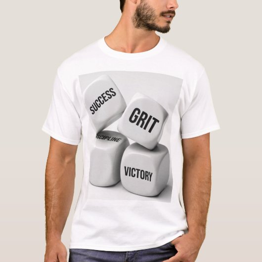 SUCCES VOLHARDING DISCIPLINE OVERWINNING - Minimal T-shirt (Voorkant)
