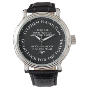 Succes voor de Toekomst Vertrekkend Cadeau Horloge