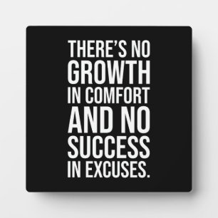 Succes vs Comfort - Hustle Grind Motivatie Fotoplaat
