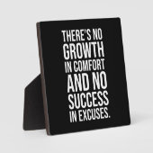 Succes vs Comfort - Hustle Grind Motivatie Fotoplaat (Voorkant)
