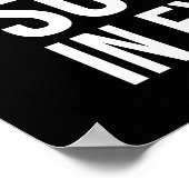 Succes vs Comfort - Hustle Grind Motivatie Poster (Hoek)