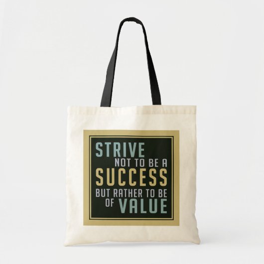 Succes & Waarde Motivatie tassen (Voorkant)