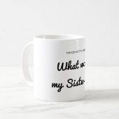 Succes Wat zou zuster doen? Inspirerend prijsopgav Koffiemok (Voorkant links)