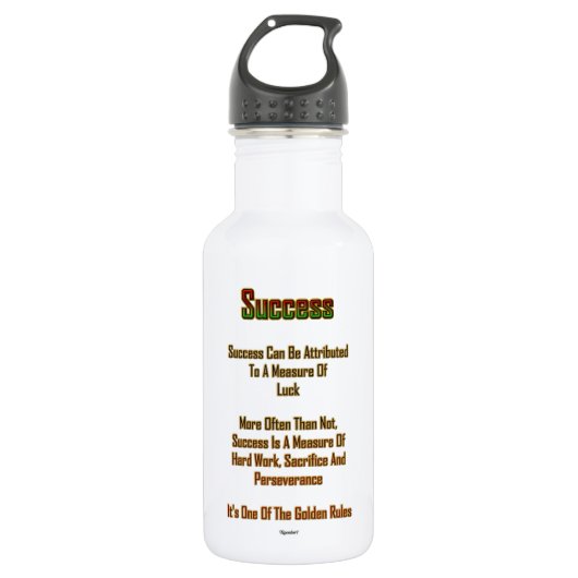 Succes Waterfles (Voorkant)