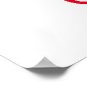 Succes Waterverf peonies Cute Poster (Hoek)