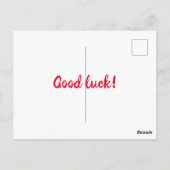 Succes Waterverf pioenrozen Cute   Briefkaart (Achterkant)