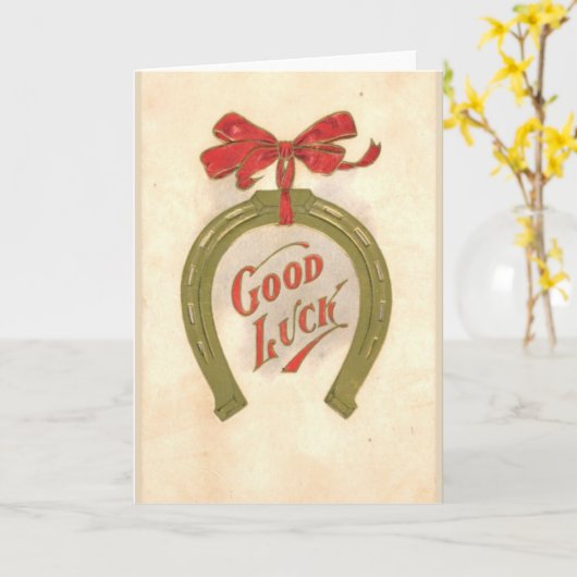 Succes -  Wenskaart Kaart (Gele Bloem)