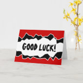 Succes wenskaart ontwerp kaart (Gele Bloem)