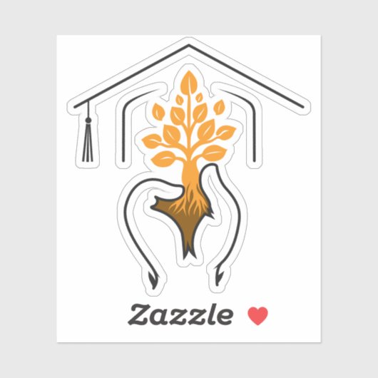 Succes wordt belichaamd in één krachtige slogan sticker (Vel)