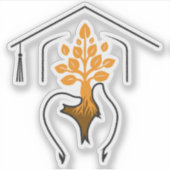 Succes wordt belichaamd in één krachtige slogan sticker (Voorkant)