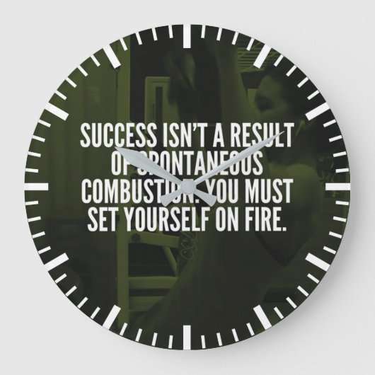 Succes - Workout Inspirerend Grote Klok (Voorkant)