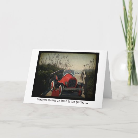 Succes zit in de reis kaart (Voorkant)