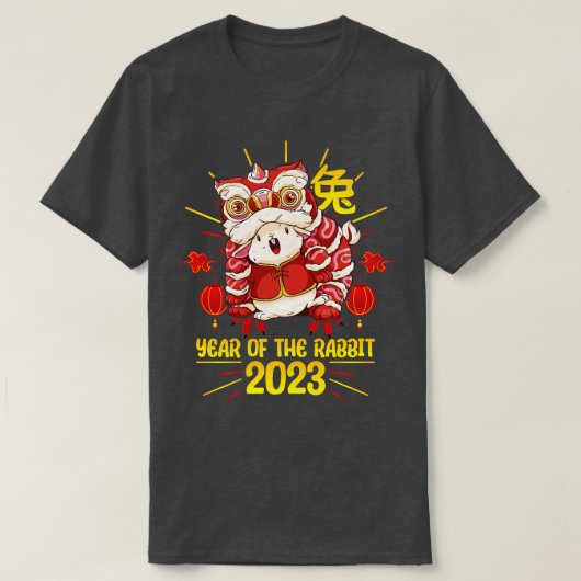 Succes Zodiac Gelukkig Chinees Nieuwjaar van de Ra T-shirt (Design voorkant)