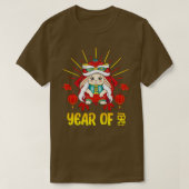 Succes Zodiac Gelukkig Chinees Nieuwjaar van de Ra T-shirt (Design voorkant)