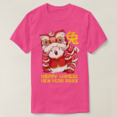 Succes Zodiac Gelukkig Chinees Nieuwjaar van de Ra T-shirt (Design voorkant)