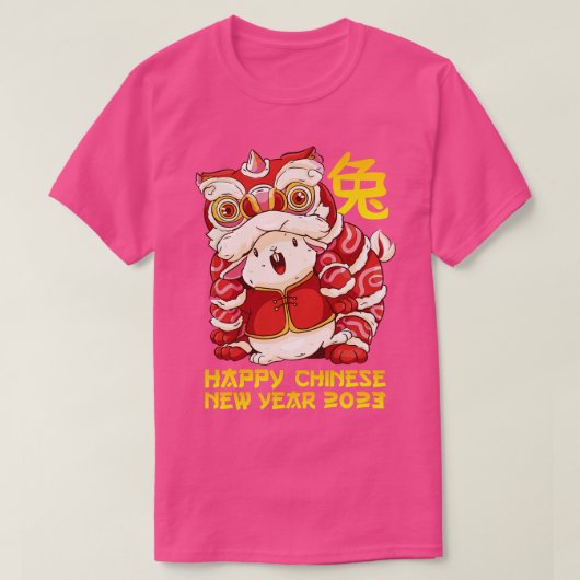 Succes Zodiac Gelukkig Chinees Nieuwjaar van de Ra T-shirt (Design voorkant)