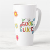 Succes Zon Muts Sticker – Helder, Opbeurend Latte Mok (Rechterhoek)