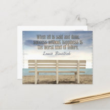 "Succes zonder geluk" Inspirerend Quote