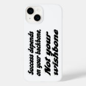 Succesbackbone Motivatie citaat Case-Mate iPhone Case (Achterkant)