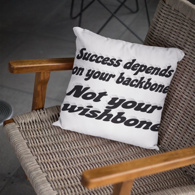 Succesbackbone Motivatie citaat Kussen (Creator heeft geüpload)