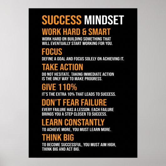 Succesbeperking - Motivatie Poster (Voorkant)