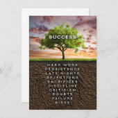 Succesboom Kaart (Voorkant / Achterkant)
