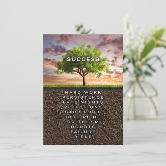 Succesboom Kaart (Staand voorkant)