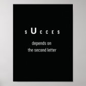 Succescitaten Poster (Voorkant)