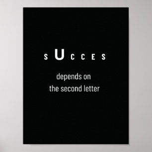 Succescitaten Poster
