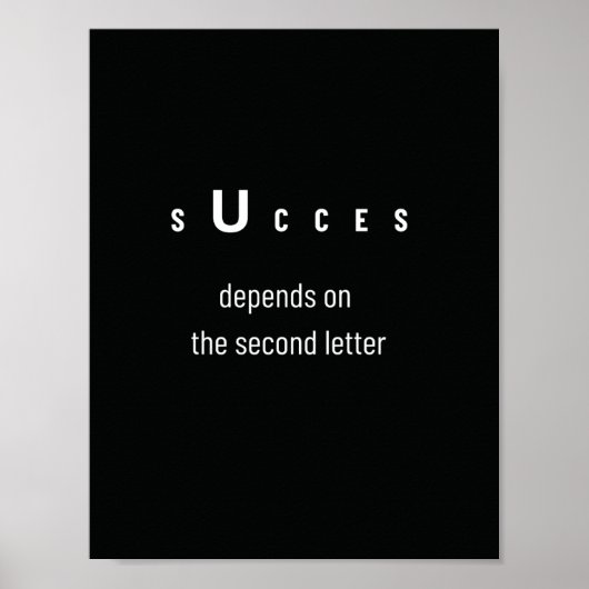 Succescitaten Poster (Voorkant)