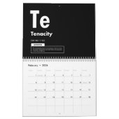 Succeselementen - Gym Hustle Motivatie Kalender (Feb 2026)