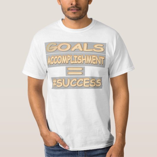 "SUCCESFORMULE" Schattig ontwerp. Koop nu T-shirt (Voorkant)